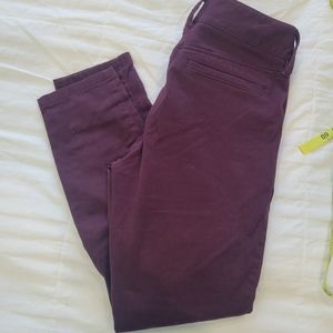 Loft Plum/Wine slim pants
